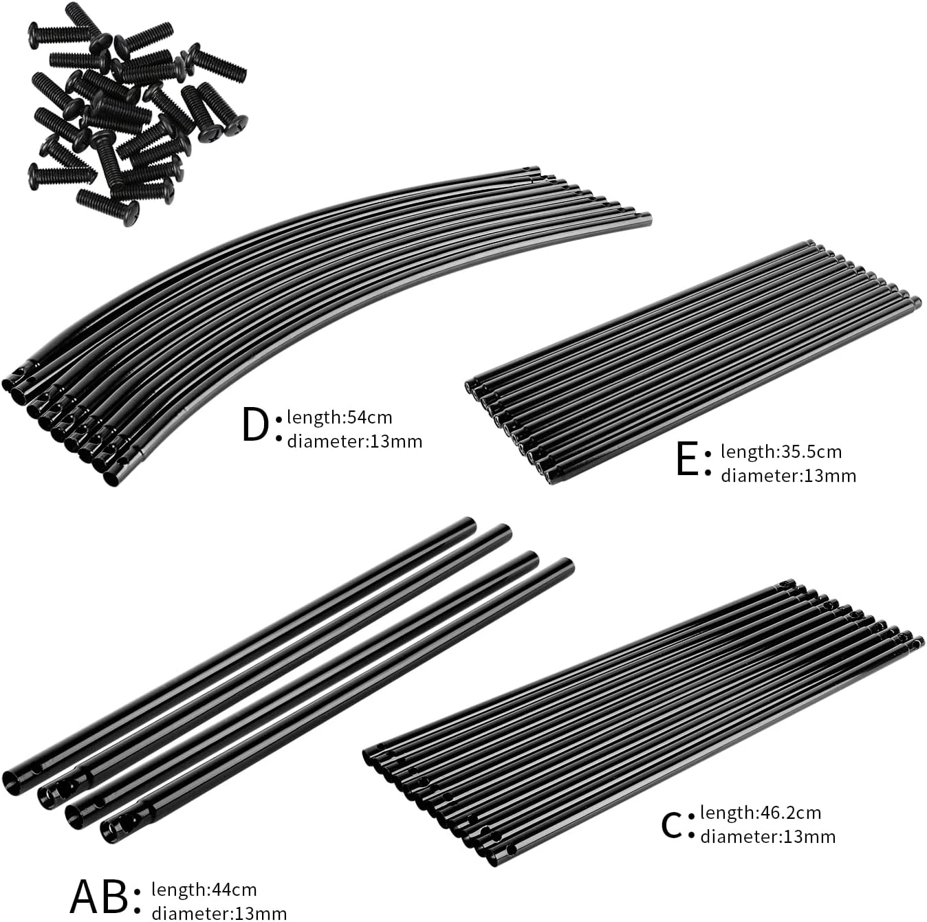 Forever Speed Arco per Rose Rampicanti in Metallo Nero - immagine 2