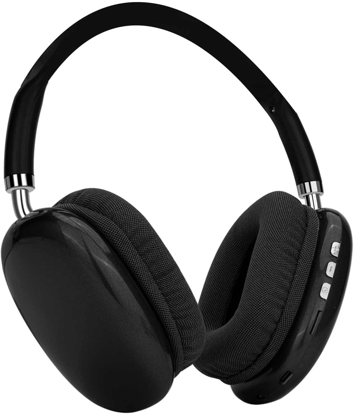 Cuffie Wireless Bluetooth Over Ear Senza Fili Grandi con Microfono Musica Stereo HiFi per Gaming Sport Palestra TV PC Telefono 28 Ore di Riproduzione (Nero)