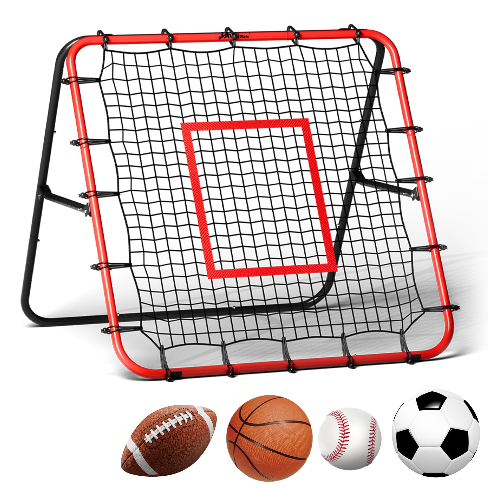 Jascopro Rete Rimbalzante Calcio Regolabile