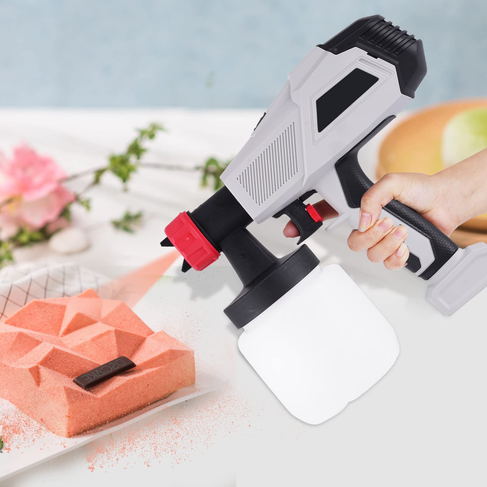 Yjingrui Spruzzatore Elettrico per Torte 500W