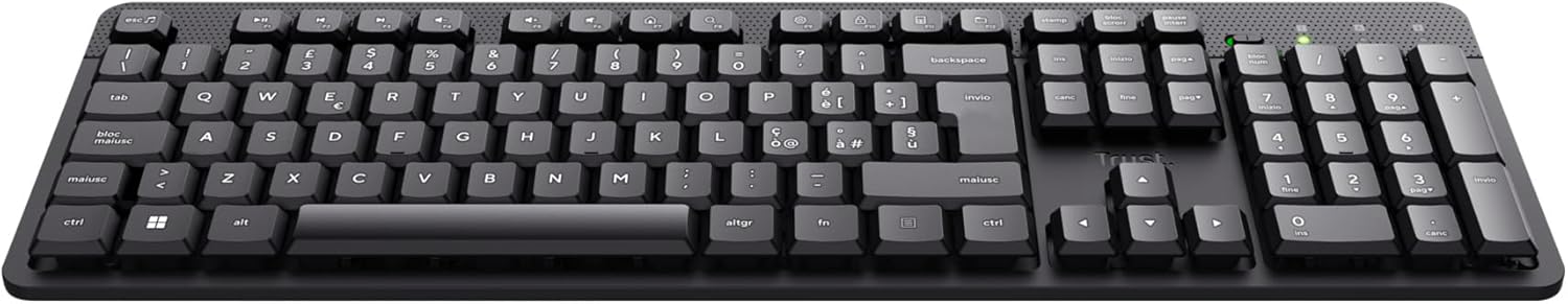 Trust Ody II - Tastiera Wireless Silenziosa QWERTY, Nero - immagine 9
