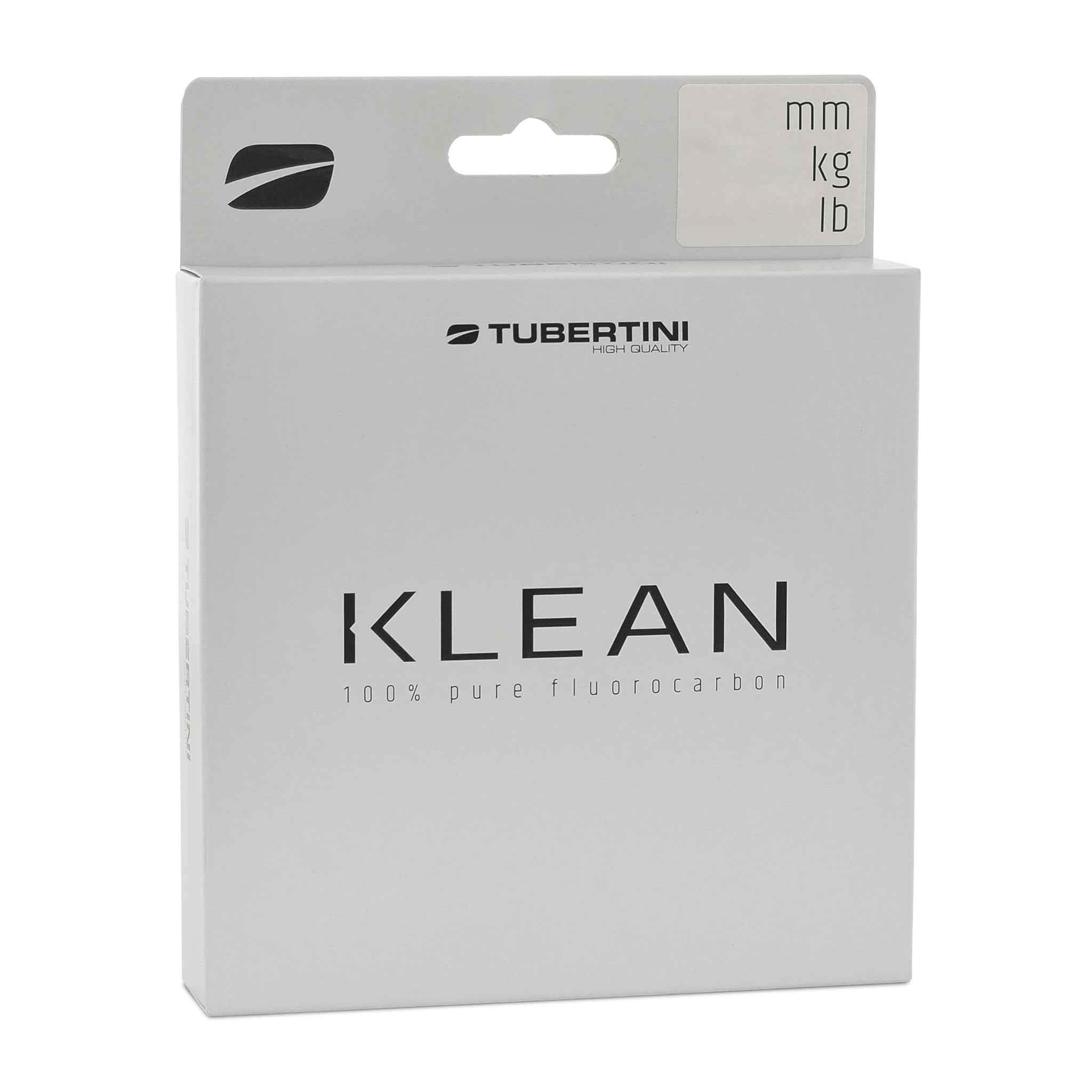 Tubertini KLEAN Fluorocarbon 100% PVDF – Invisibile e Ultra Resistente per Finali Acqua Dolce e Mare – Perfetto per Big Game, Traina e vertical fishing.