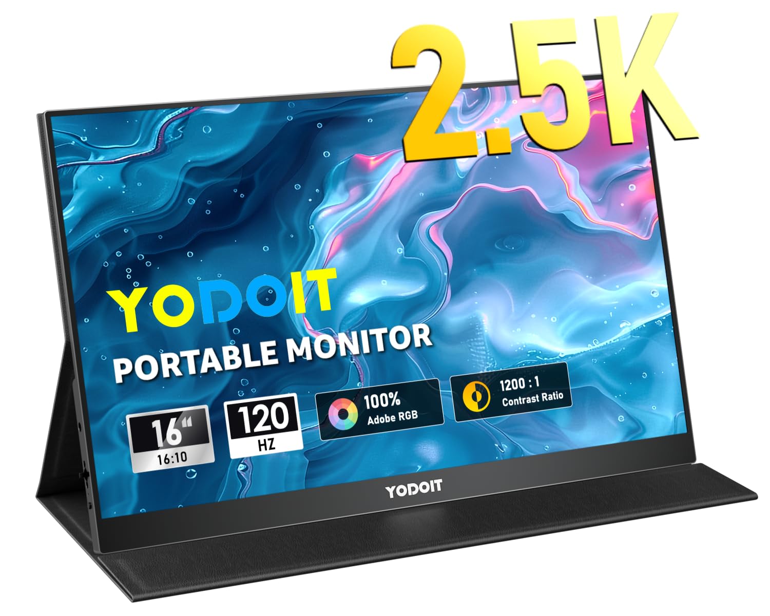 Yodoit Monitor Portatile 16" 2.5K QHD 120Hz IPS