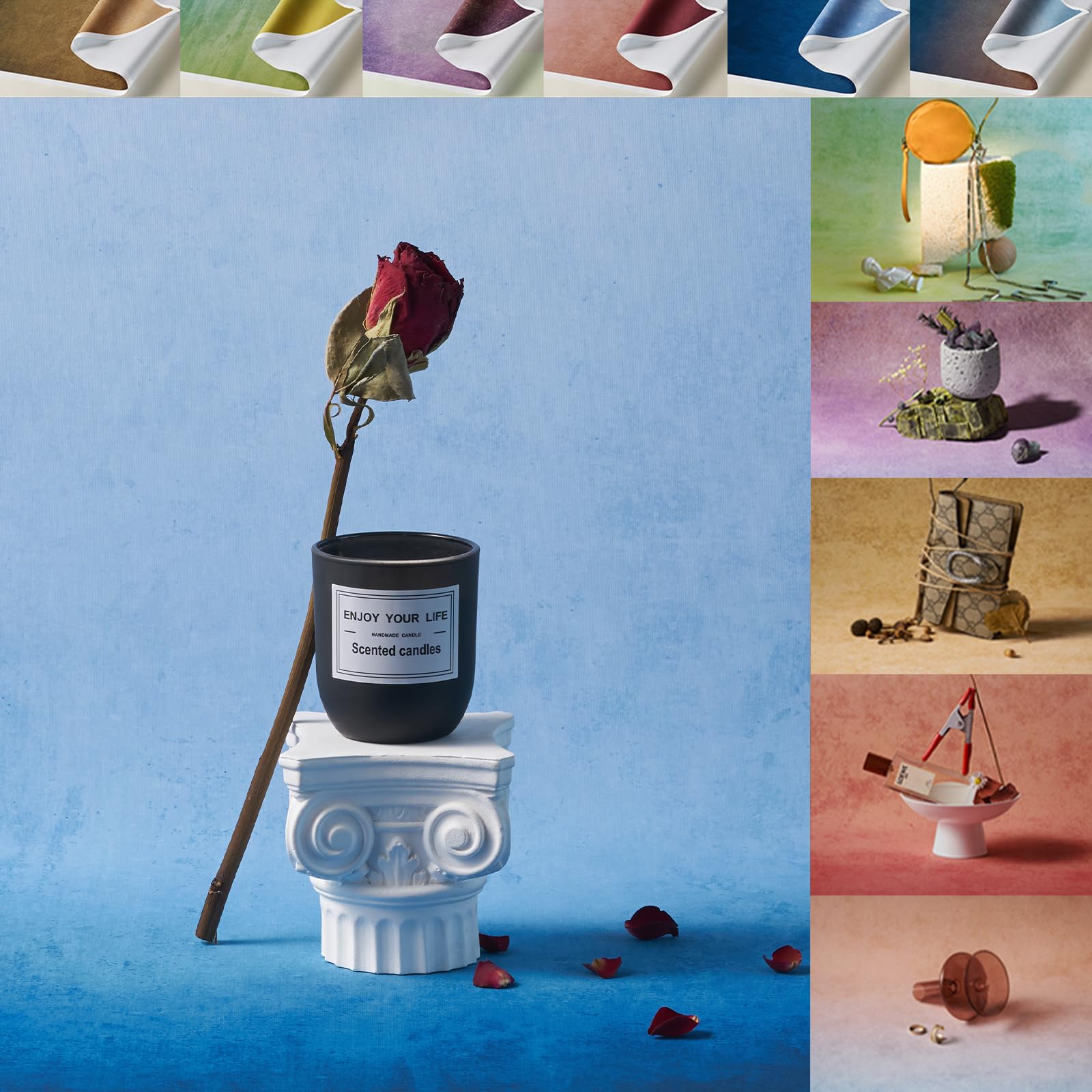 6 Sfondi Fotografici Retrò Sfumati 78,7 x 53,3 cm