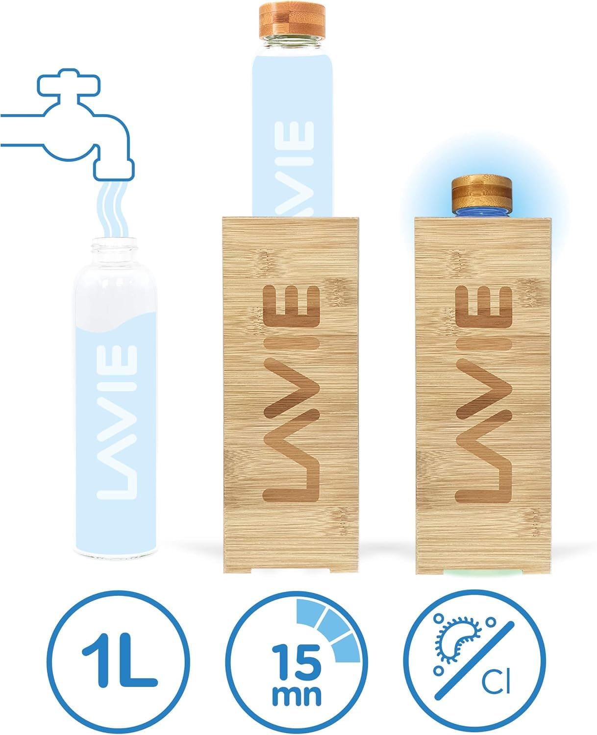 Lavie Premium - Purificatore d'Acqua Bambù UVA 4L - immagine 2