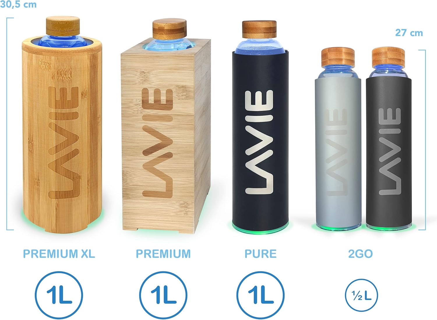 Lavie Premium - Purificatore d'Acqua Bambù UVA 4L - immagine 4