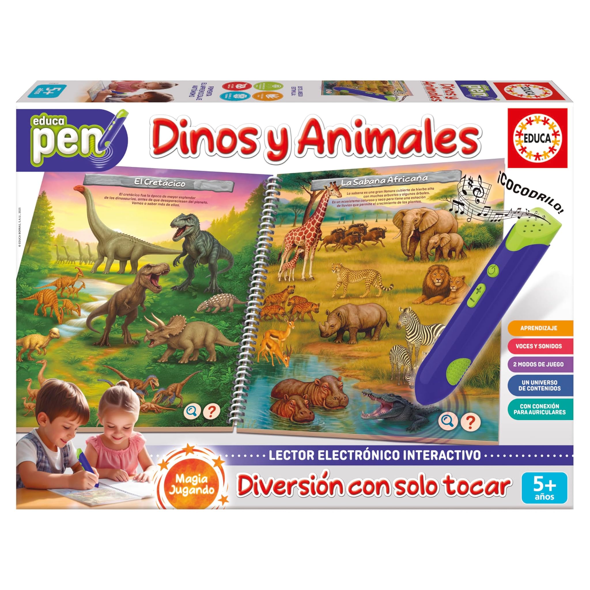 Educa - Educapen Dinos e Animali | Gioco Educativo