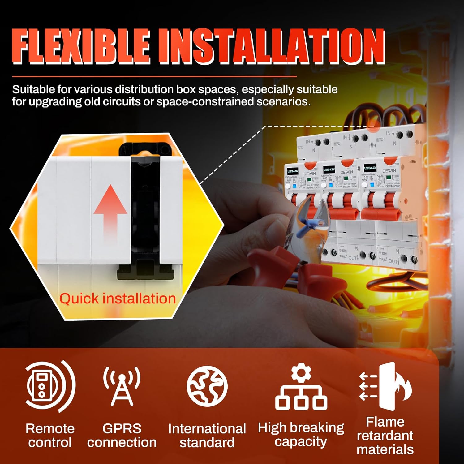 Dewin Salvavita con Riarmo Automatico WiFi 1P+N 40A - immagine 3