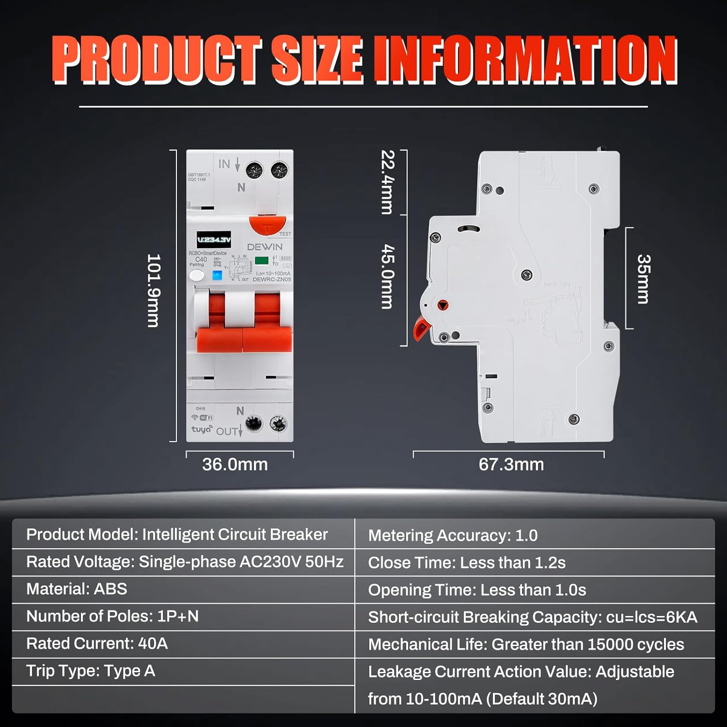 Dewin Salvavita con Riarmo Automatico WiFi 1P+N 40A - immagine 7