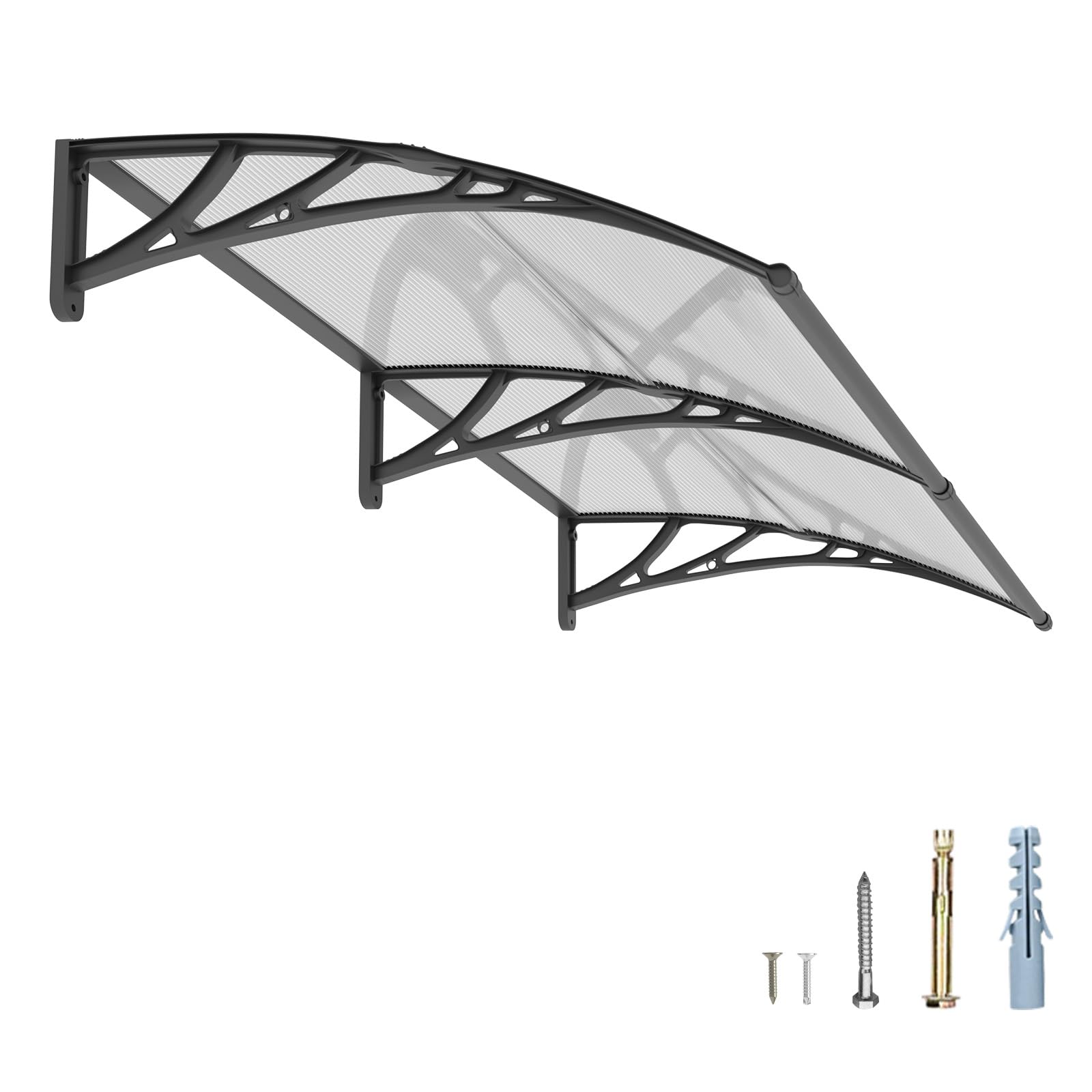 Pensilina da Esterno 200x100 cm in Policarbonato