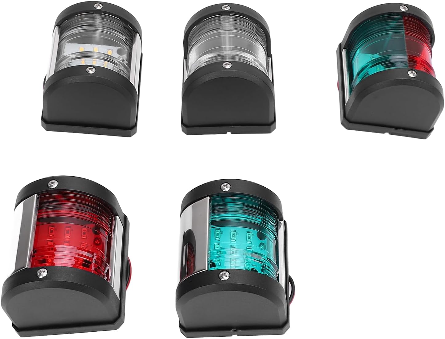 Hyuduo Luci LED Navigazione per Barche 5 Pezzi - immagine 4