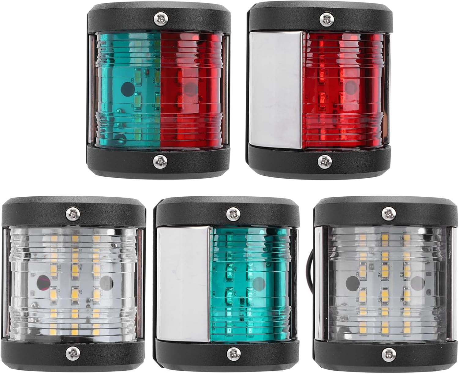 Hyuduo Luci LED Navigazione per Barche 5 Pezzi - immagine 6