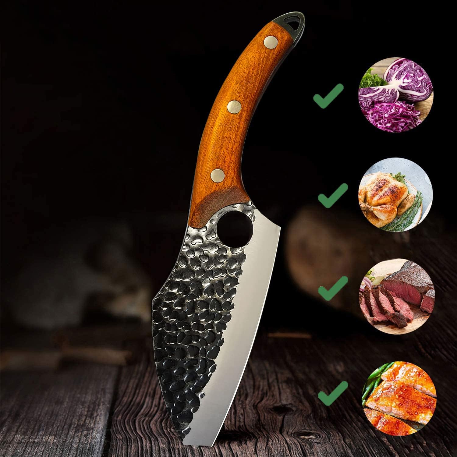 Airena Coltello da Chef Forgiato a Mano - immagine 4