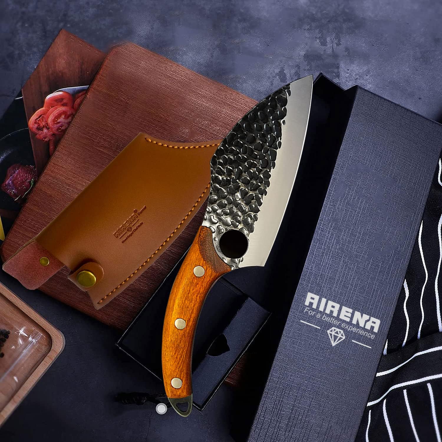 Airena Coltello da Chef Forgiato a Mano - immagine 7