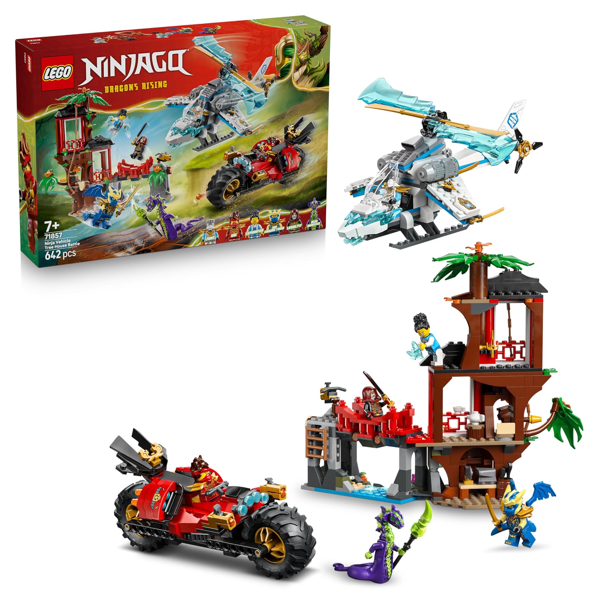 Lego NINJAGO Battaglia alla Casa sull’Albero con Veicolo Ninja