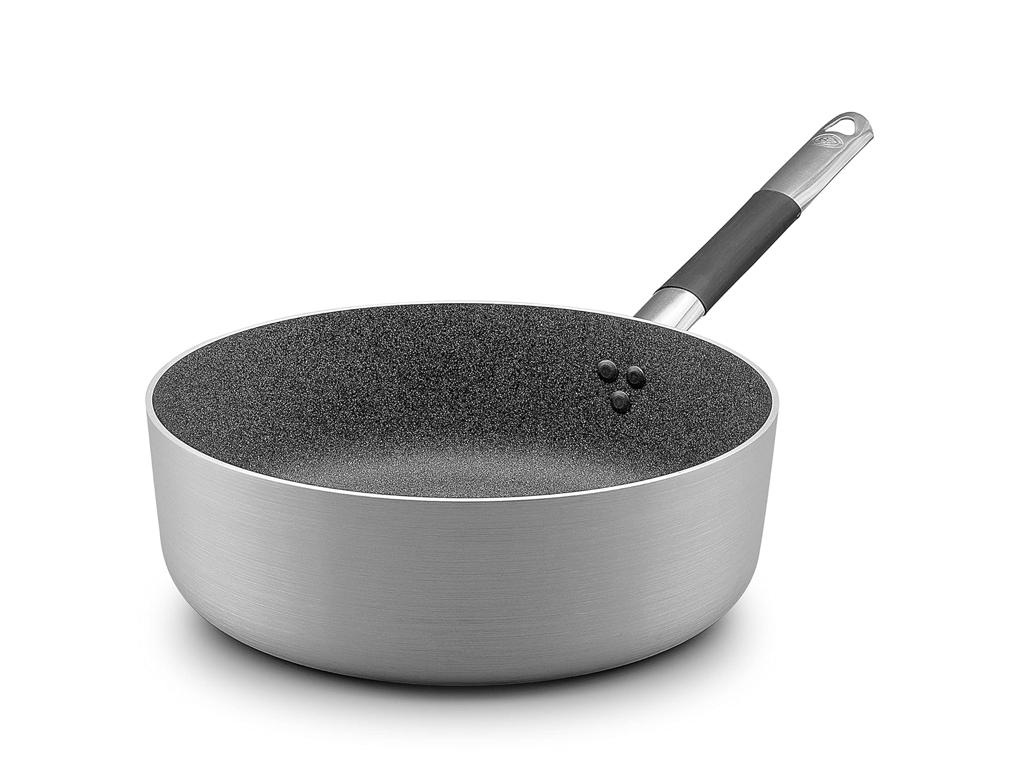 Pentole Agnelli Casseruola Bassa Shark Skin Induzione 28cm