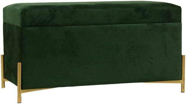 Mimbre Natural Baul Fluido Verde