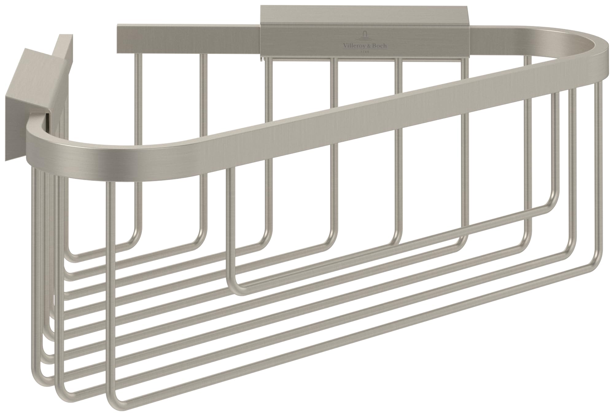 Villeroy & Boch Elements - Canestro Doccia Angolare, Nichel