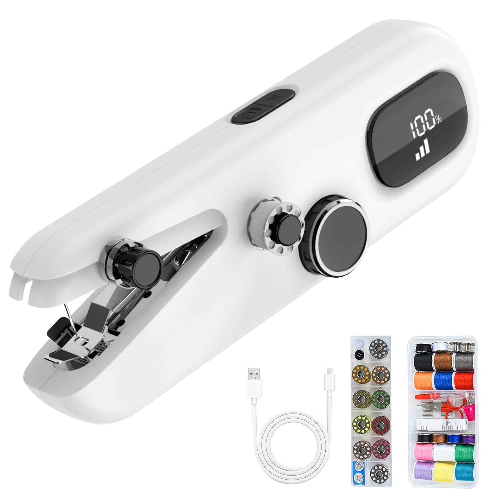 Macchina da Cucire Portatile Elettrica Ricaricabile