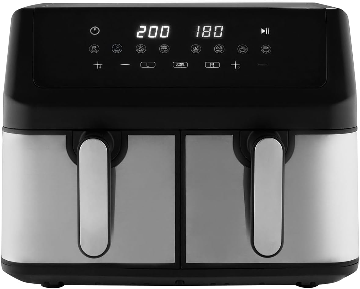 ProfiCook® Friggitrice ad Aria Calda 9 Litri 2 Camere