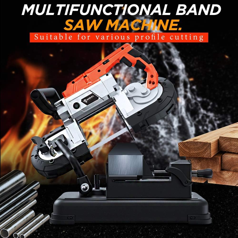 Anbull R2103 - Sega a Nastro per Metallo 1100W - immagine 2