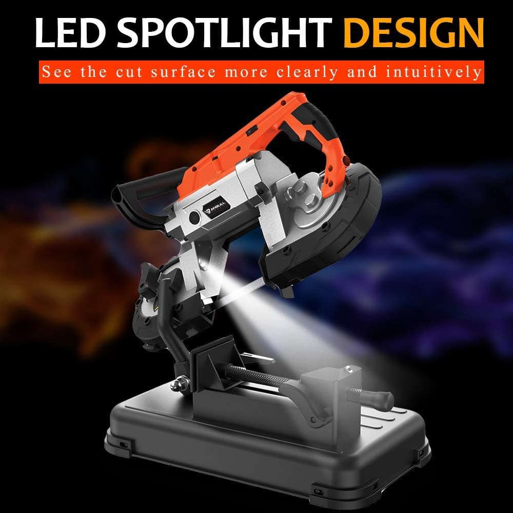 Anbull R2103 - Sega a Nastro per Metallo 1100W - immagine 4