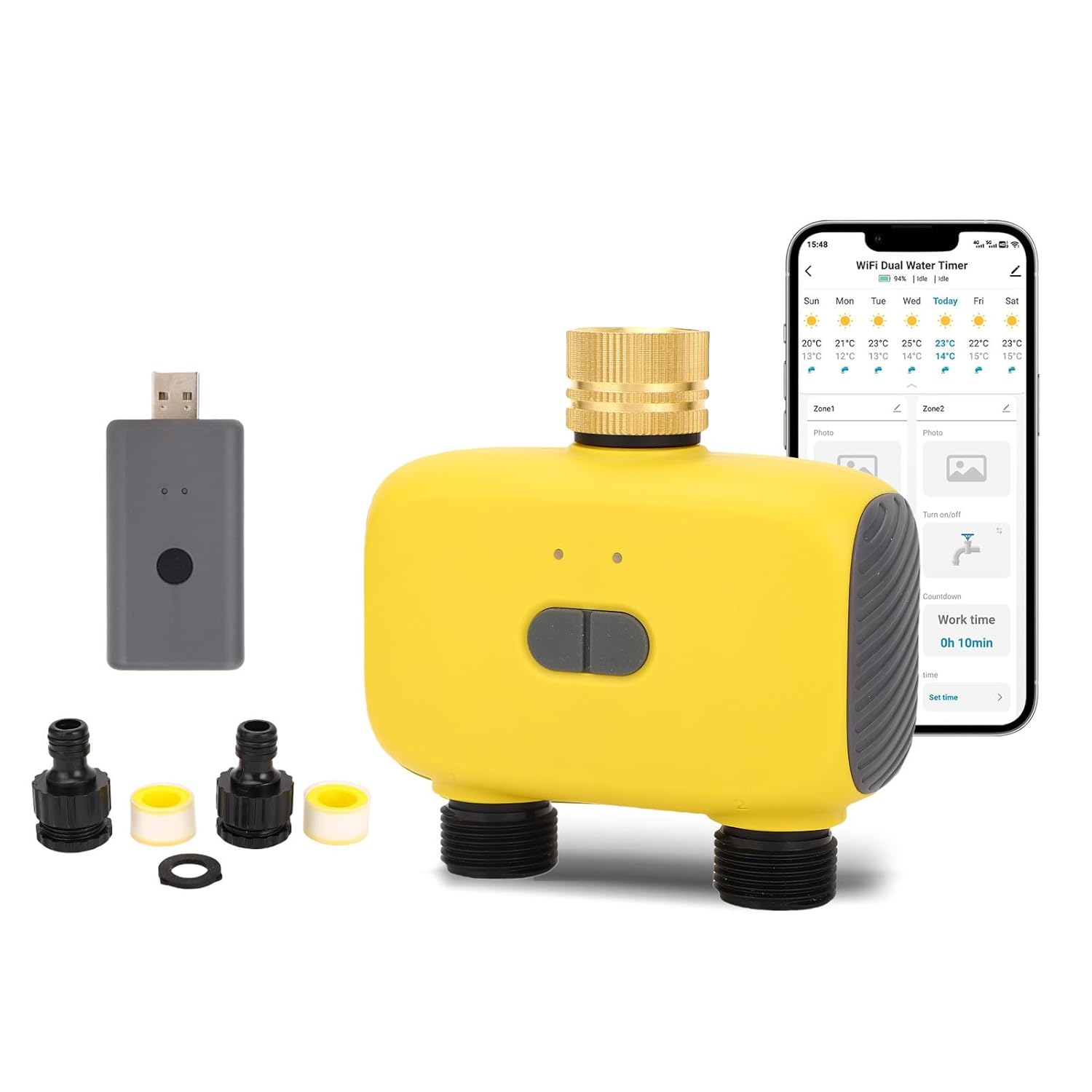 Timer per Irrigazione 2 Zone Controllo App Wifi - immagine 6