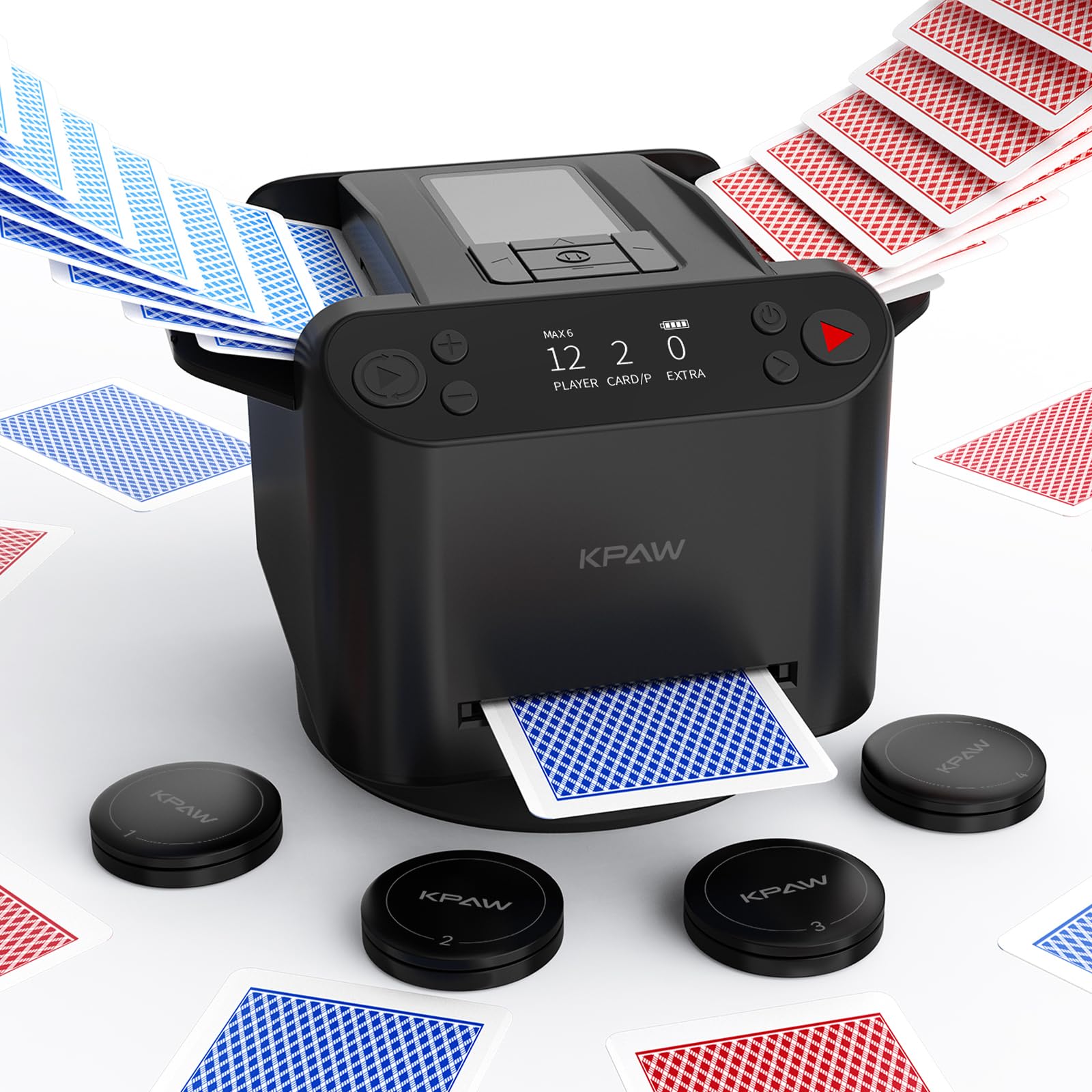KPAW Shuffler e Dealer Automatico 2 in 1 per Carte