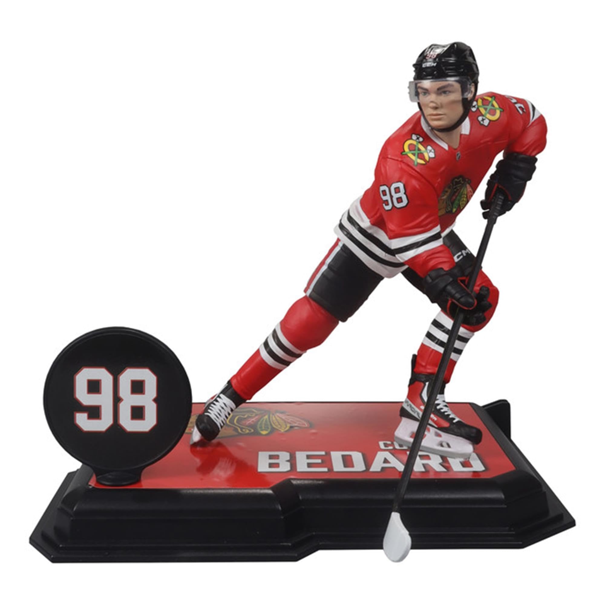 McFarlane Toys - Connor Bedard (Chicago Blackhawks), NHL Posed, 7 pollici Figura