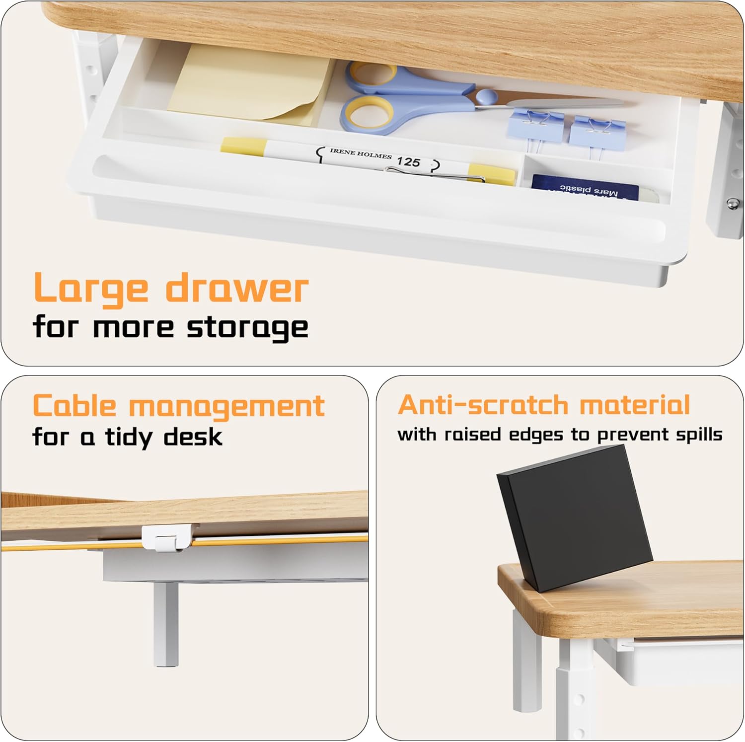 Ethu Supporto Scrivania Doppio Schermo Regolabile - immagine 5