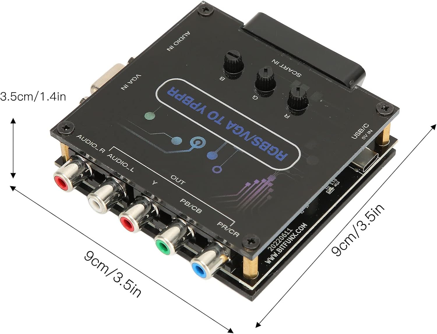 RGBS VGA SCART a YPBPR Component Converter - immagine 6