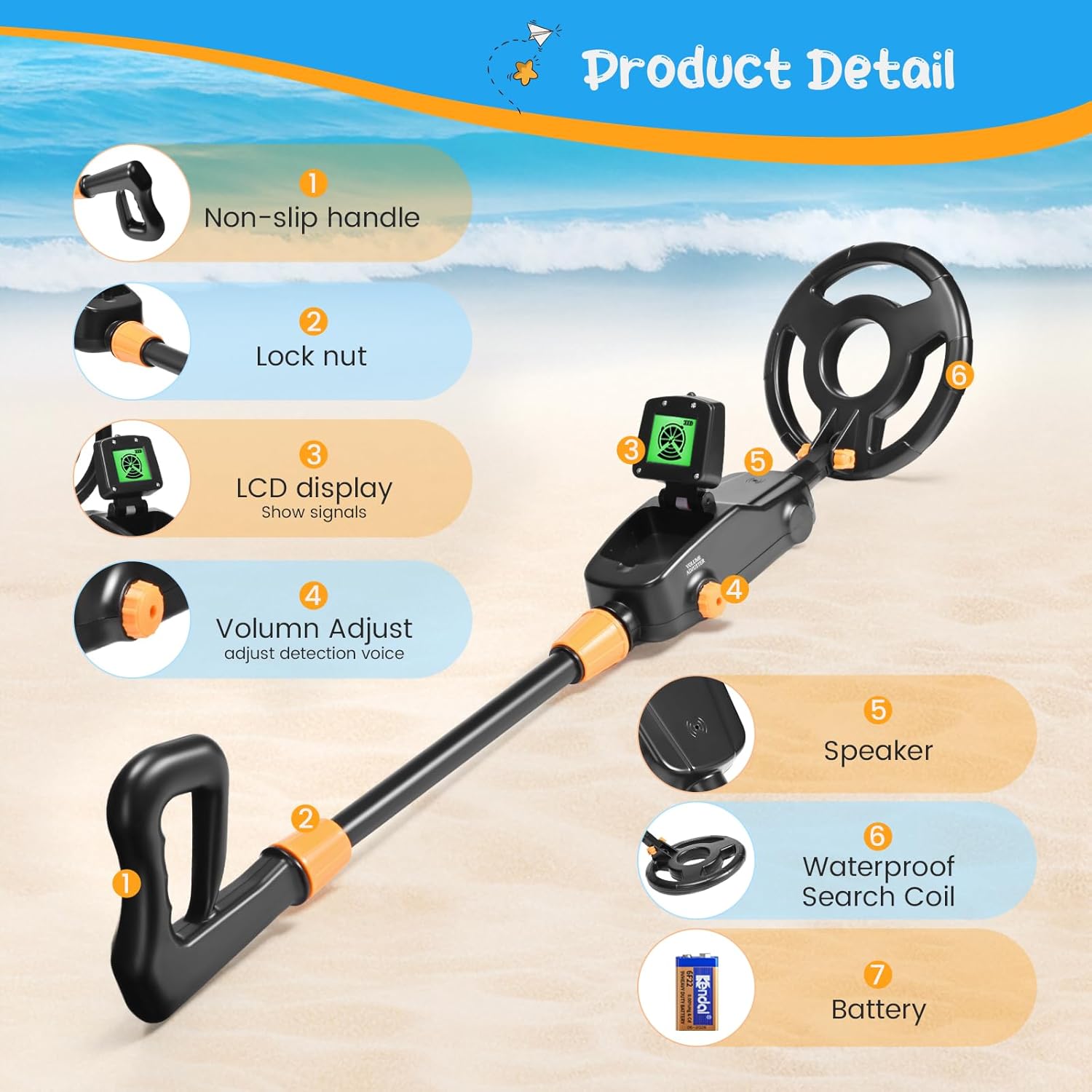 Metal Detector Bambini con Display LCD - immagine 2