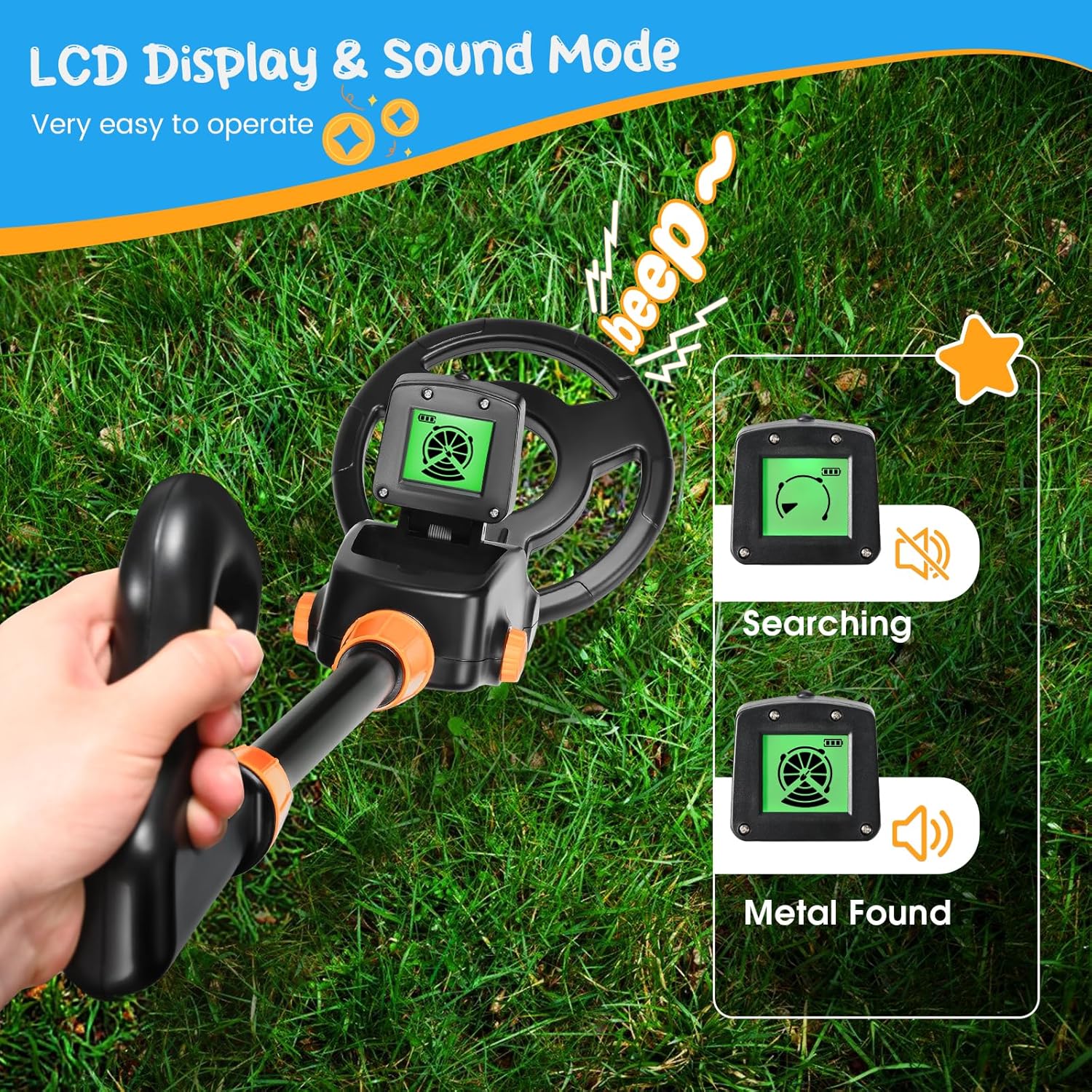 Metal Detector Bambini con Display LCD - immagine 3