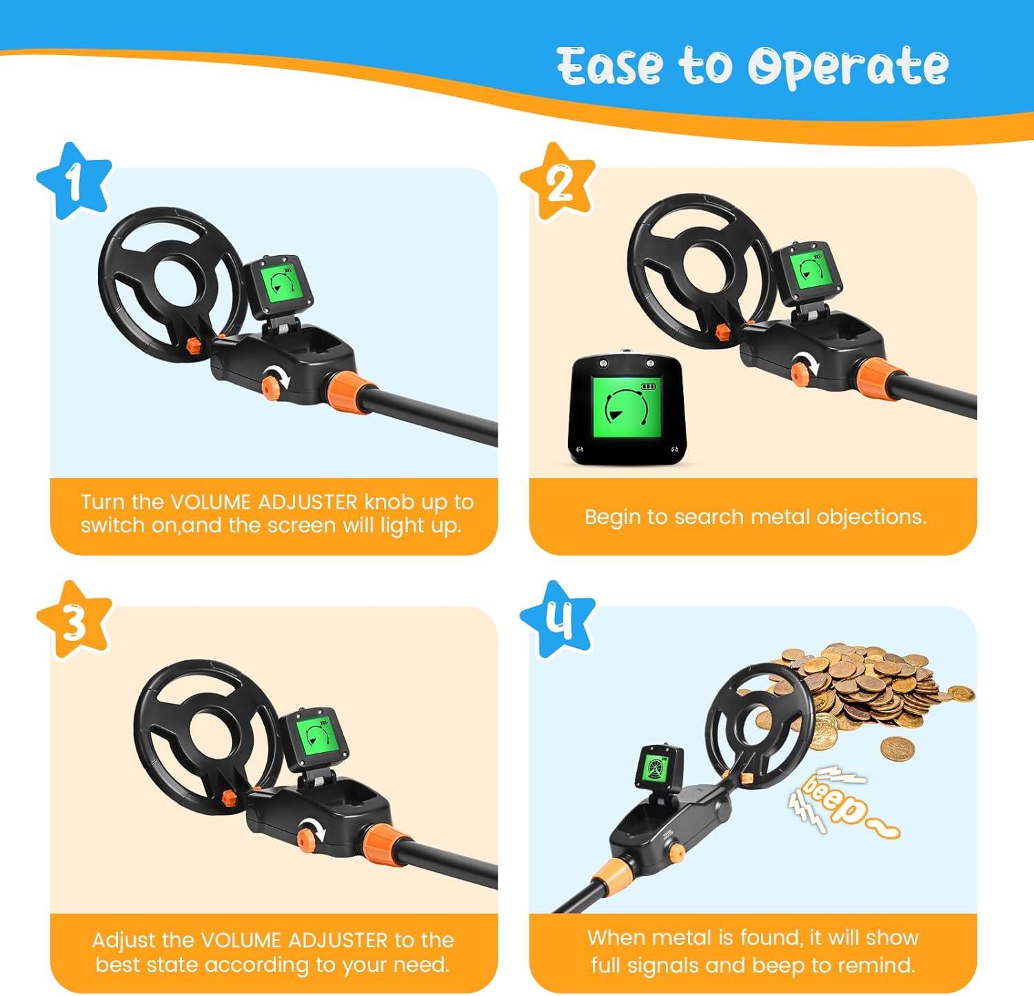 Metal Detector Bambini con Display LCD - immagine 6