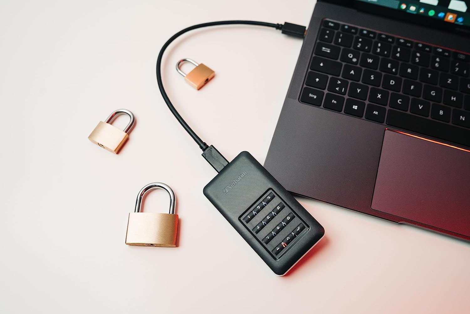 Verbatim SSD Store 'n' Go Secure 256 GB - Nero - immagine 4