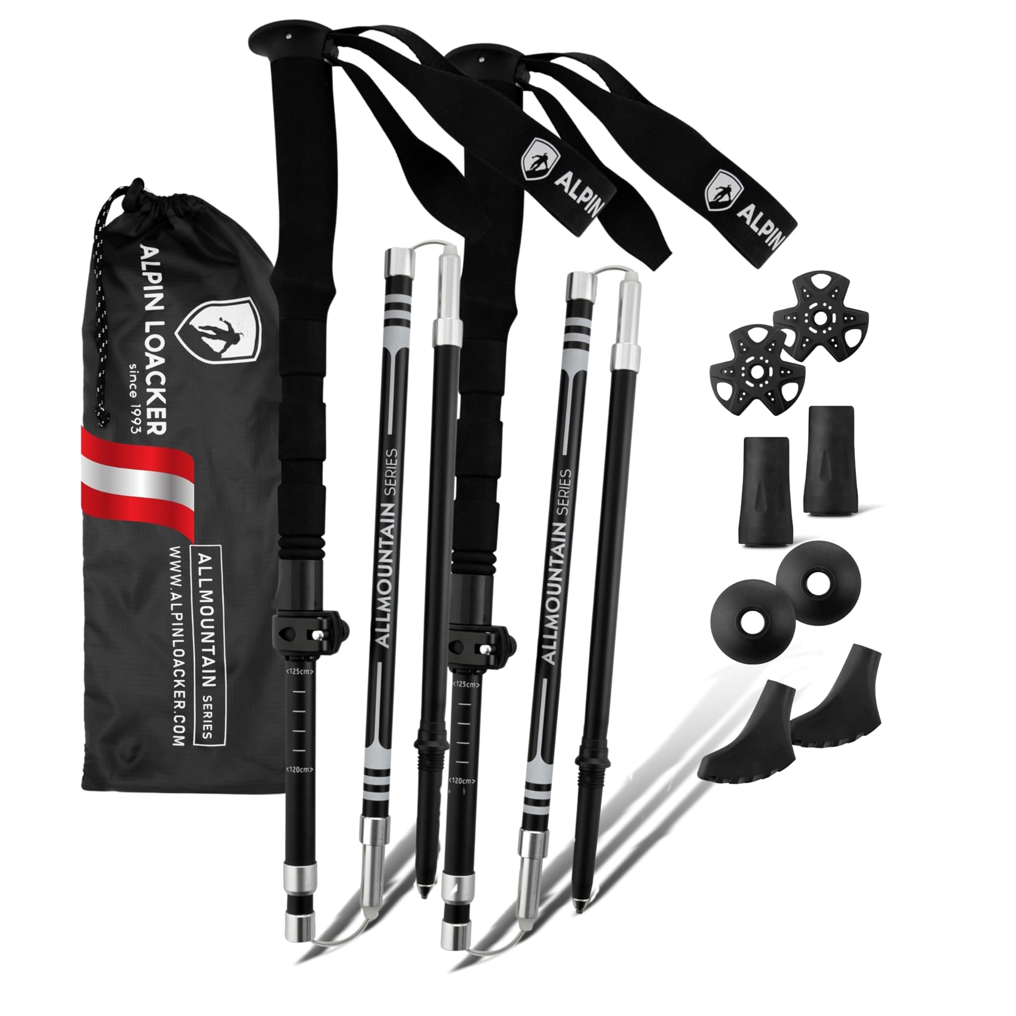 Alpin Loacker Bastoncini Trekking Carbonio/Alluminio
