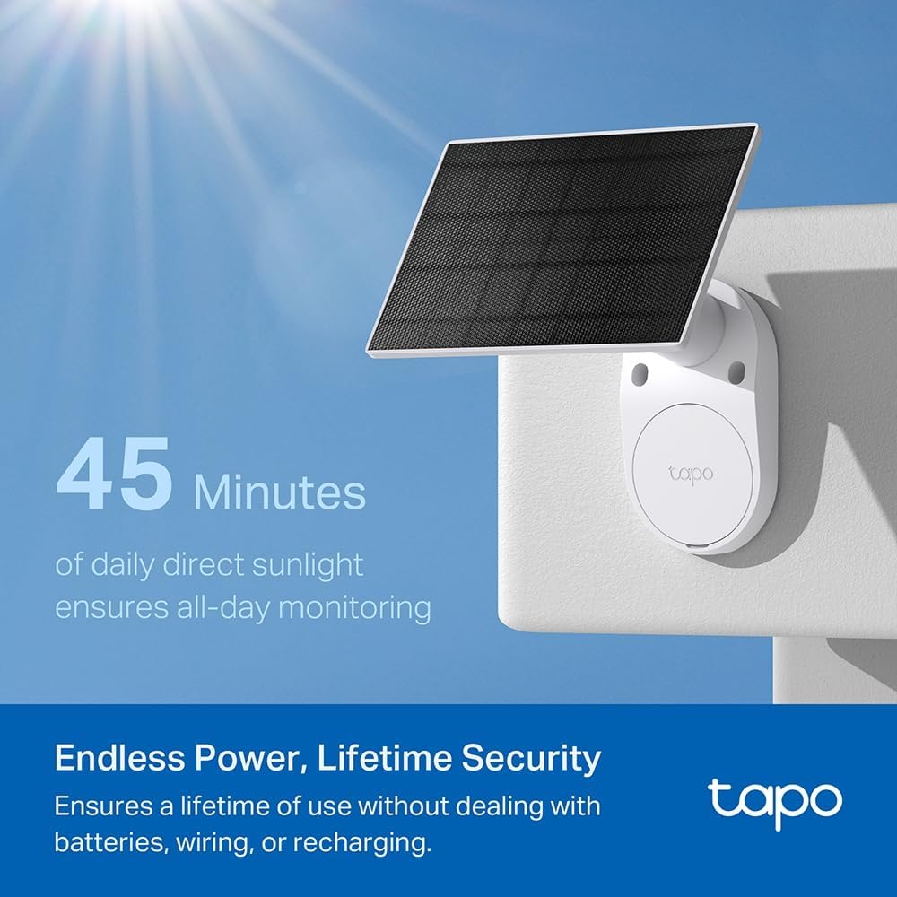 Tapo Smart Home Kit Telecamera Solare Wireless 2K 3MP - immagine 5