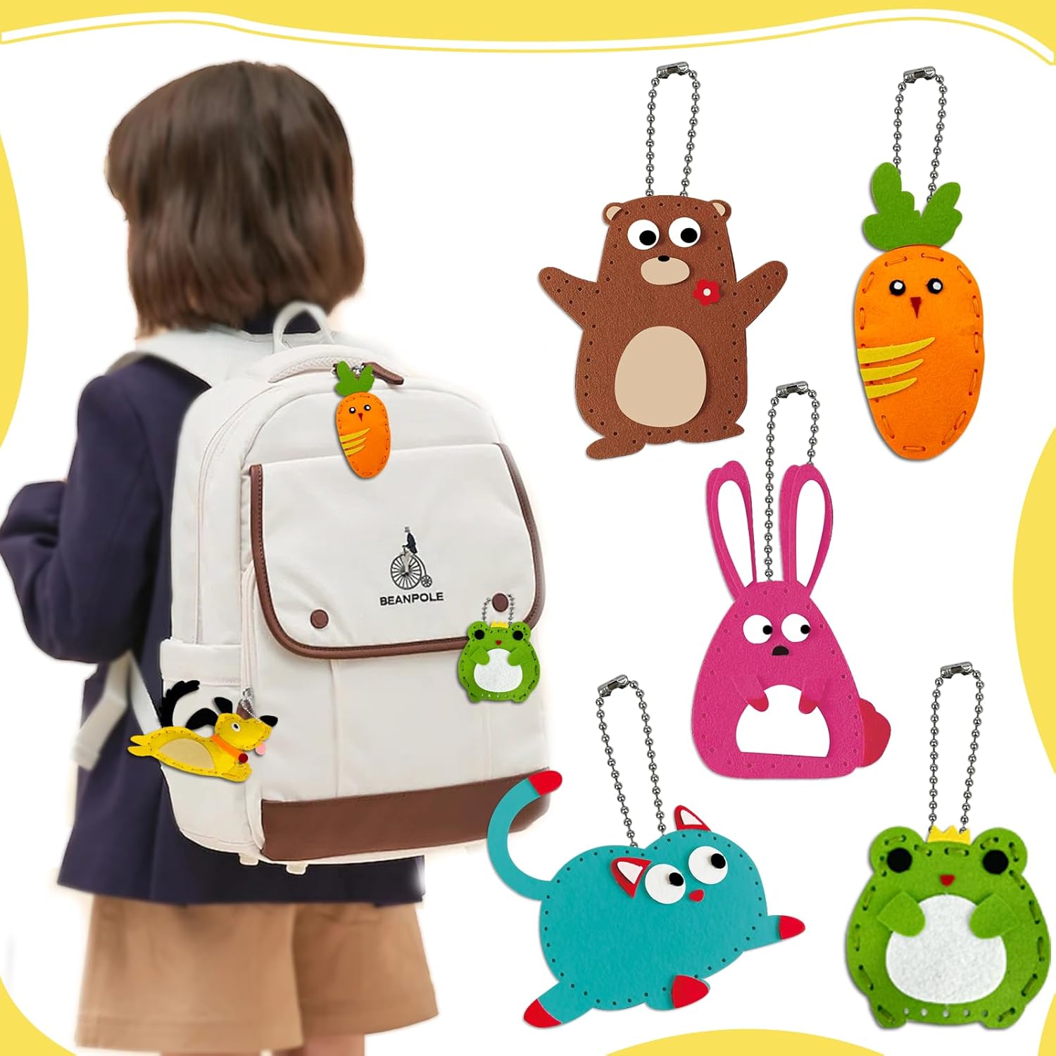 Confezione da Cucito in Feltro per Bambini - immagine 2