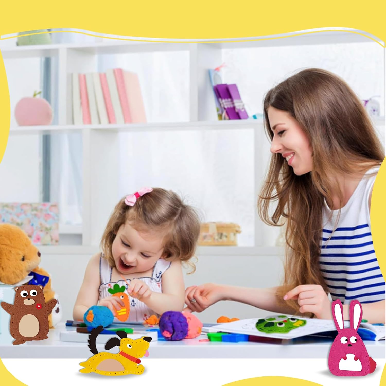 Confezione da Cucito in Feltro per Bambini - immagine 3