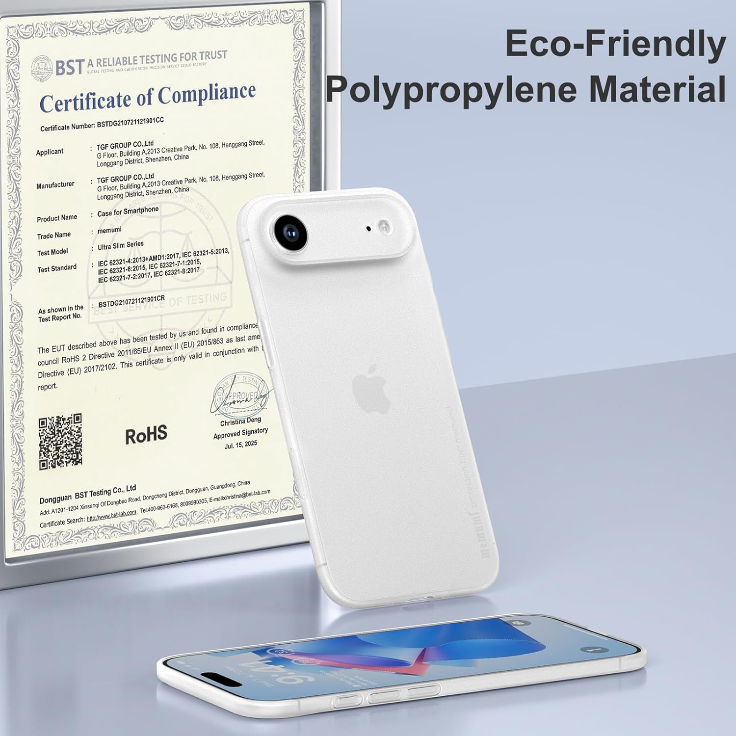 Memumi 0.3mm Custodia Ultra Sottile per iPhone Air - immagine 2