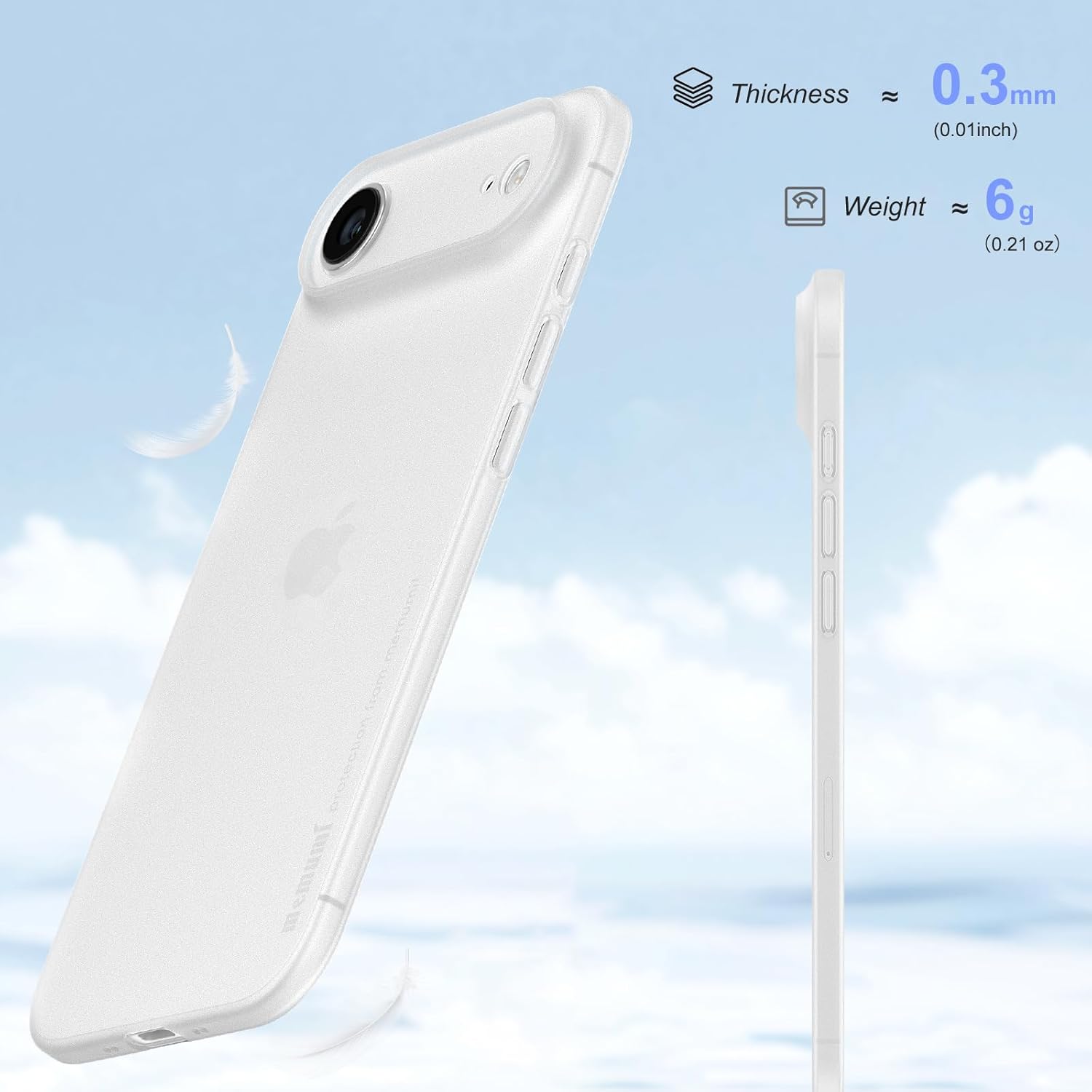 Memumi 0.3mm Custodia Ultra Sottile per iPhone Air - immagine 3