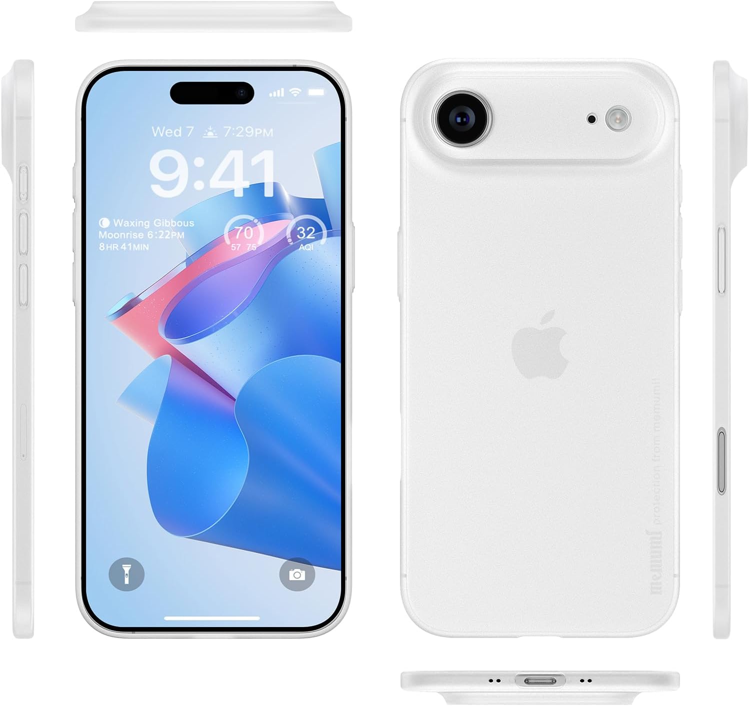 Memumi 0.3mm Custodia Ultra Sottile per iPhone Air - immagine 5