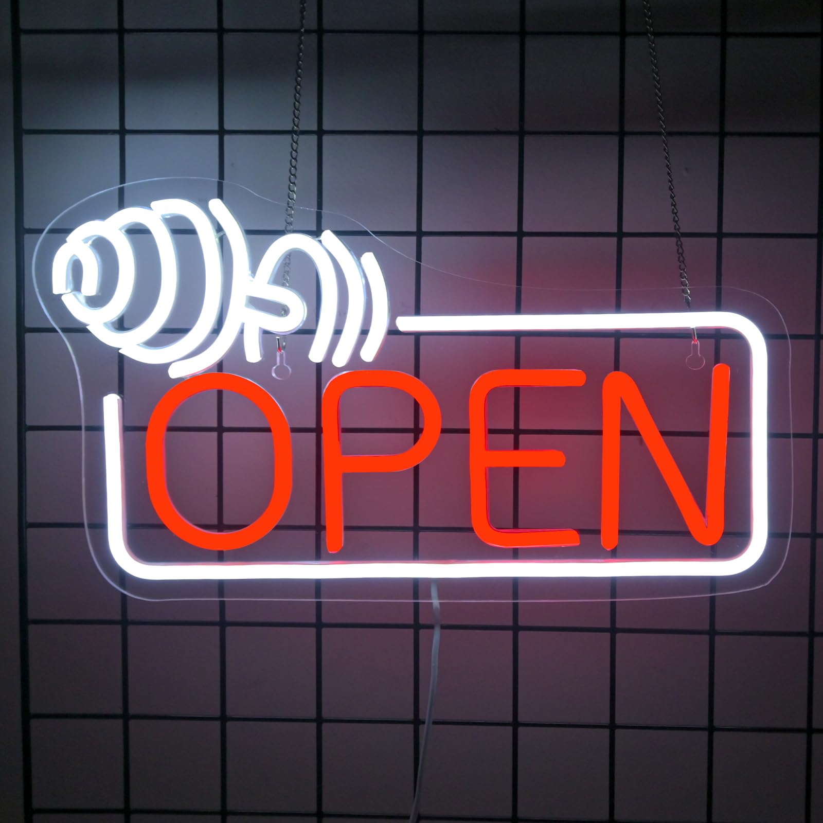 Gym Open LED - Cartello Neon Dimmerabile 37x21 cm