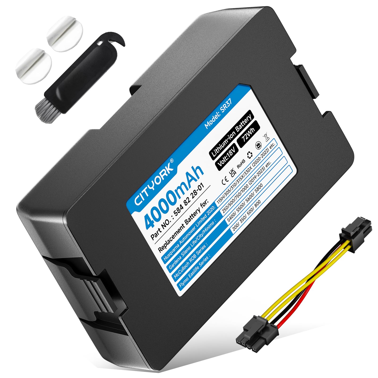 Batteria 18V/4000mAh per Robot Tosaerba Husqvarna