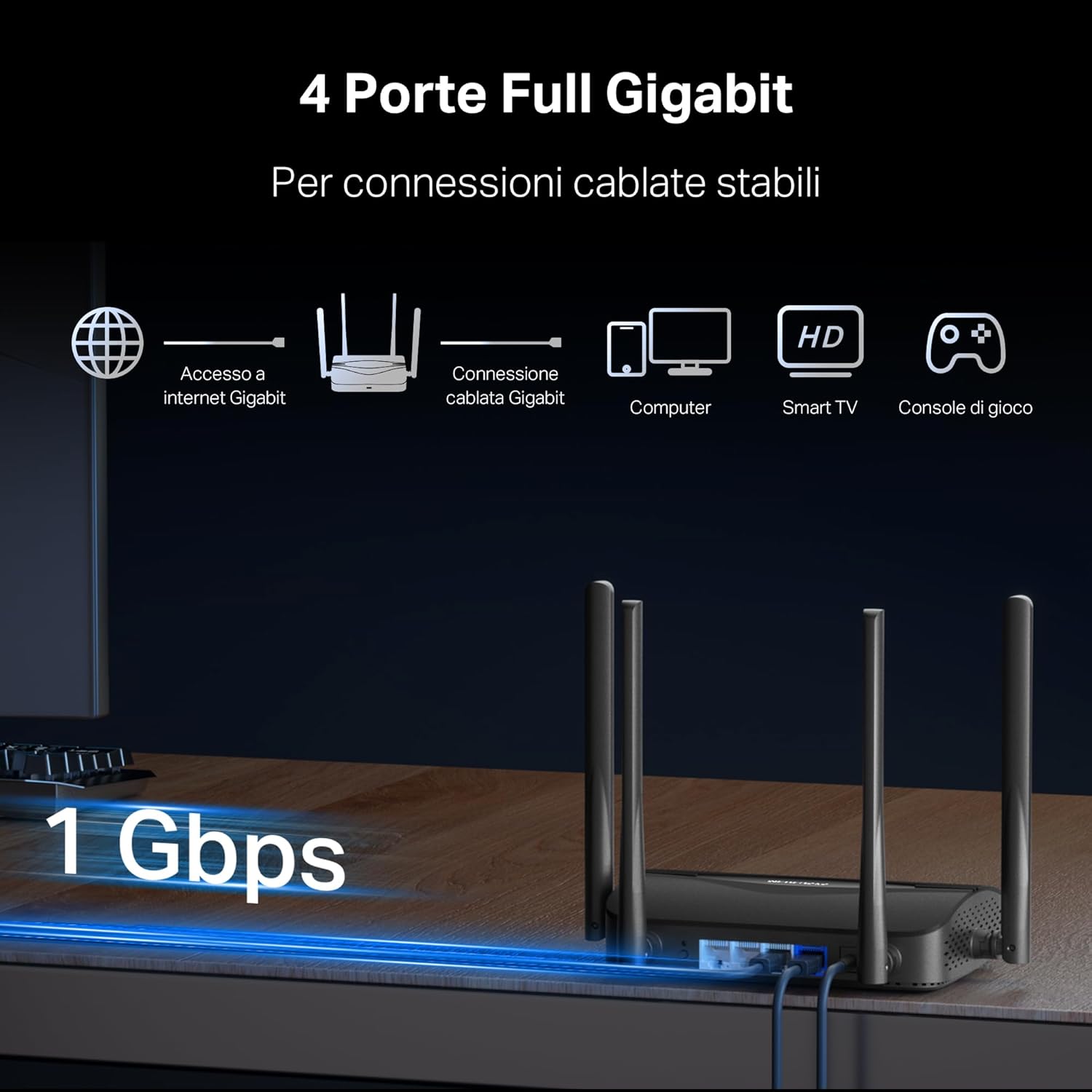 Mercusys TP-Link MR25BE Router WiFi 7 BE3600Mbps - immagine 6