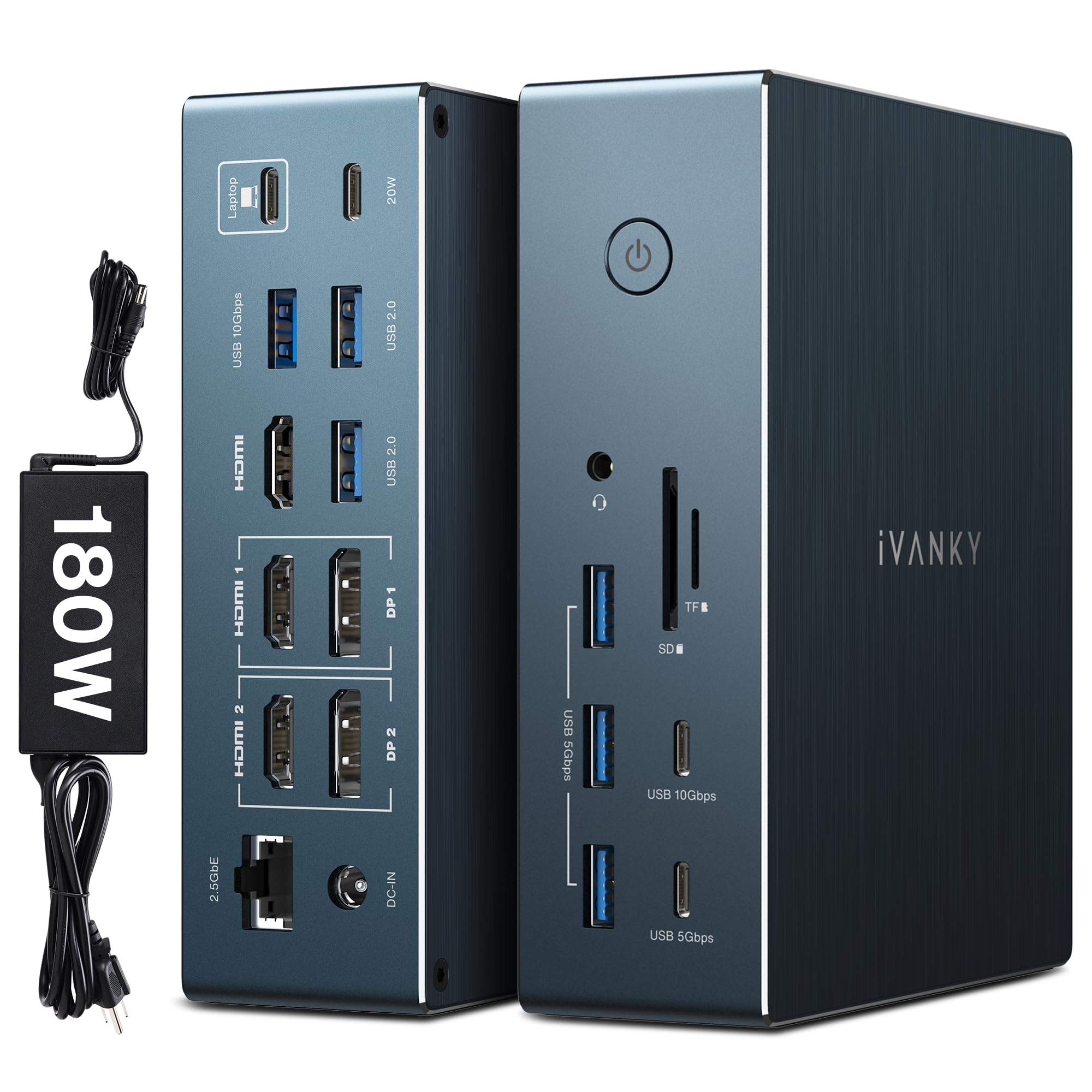 Ivanky FusionDock Pro 2 - Docking Station 20-in-1