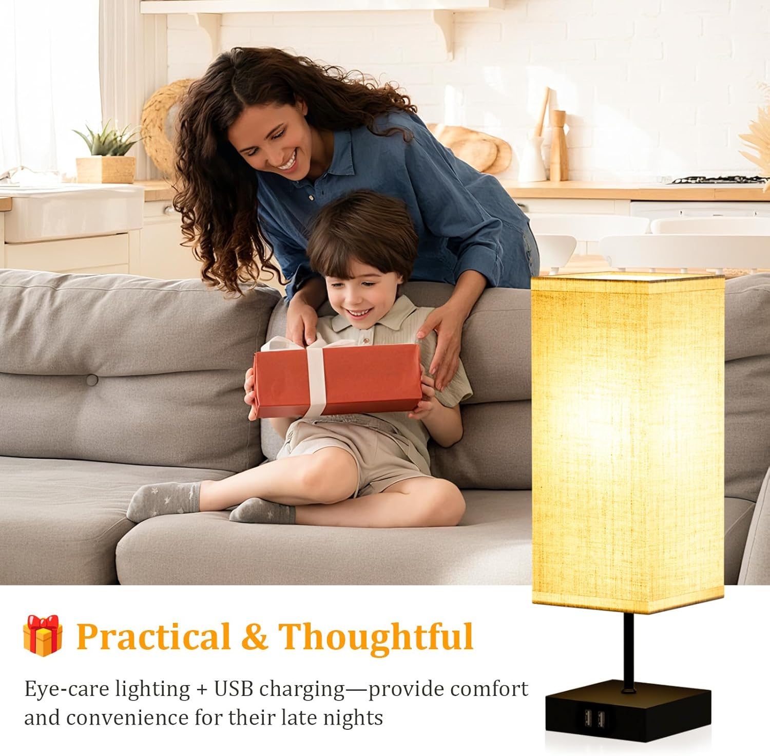 Lampada da Comodino Touch Dimmerabile Set 2 - immagine 6
