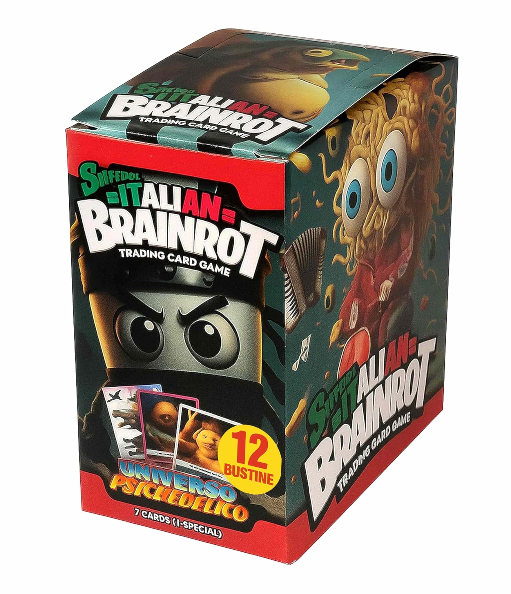 Generico Skifidol Italian Brainrot 12 Bustine Sigillate - Trading Card Game Collezione 2024