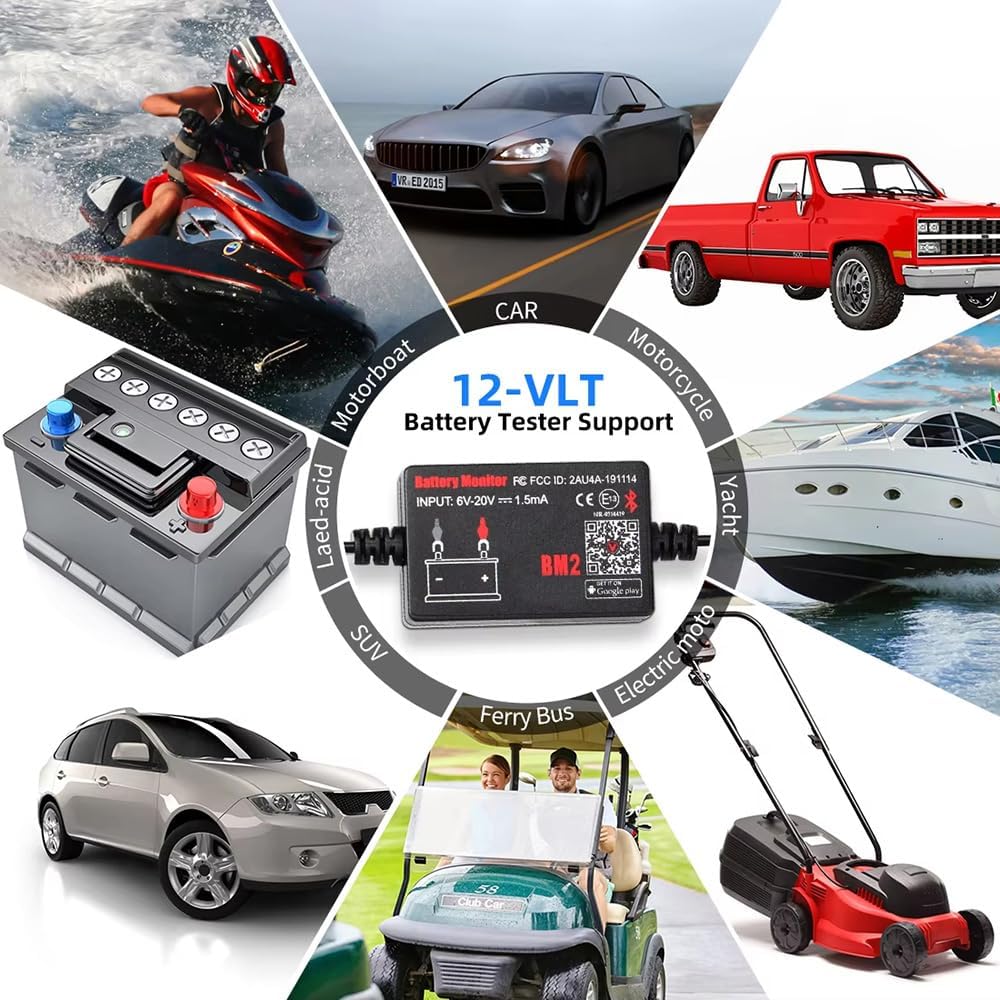 Ampnogy 12 V Bluetooth battery monitor | Aili | Velz