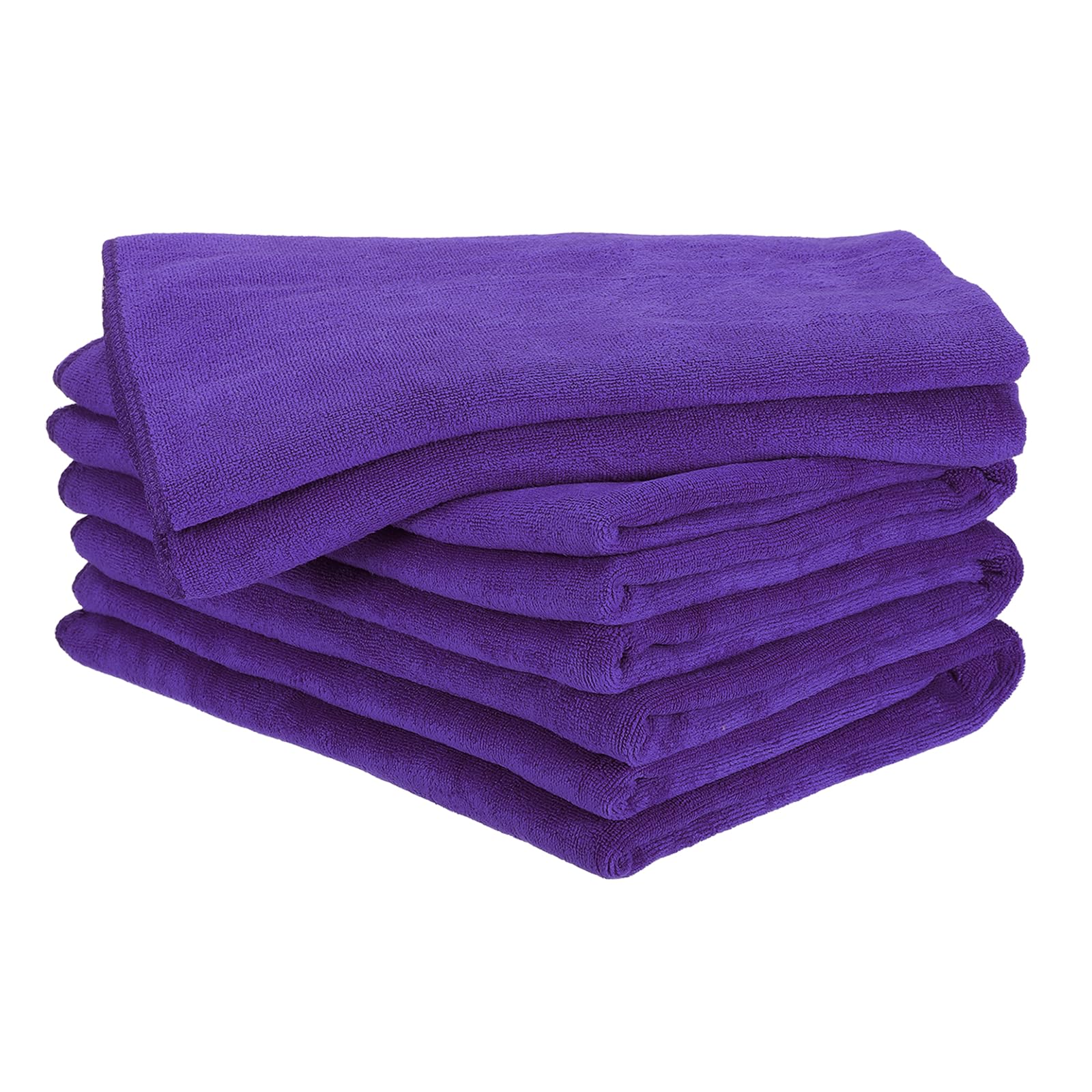 QUARKZMAN 4 Pezze Di Pulizia In Microfibra, 71" X 24" Multifunzionali E Riutilizzabili, cuscino Per Lavaggio Auto Cucina Casa Pulizia Finestre, Viola